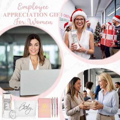 Domensi Boss Day Gifts for Women – 6 Pcs Set, Pink & Elegant Variation