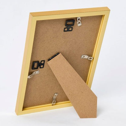 JCJMY 5x6 Gold Picture Frame - Versatile Wall & Tabletop Display with Shatter-Resistant Plexiglass