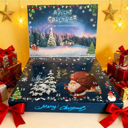 Survival Kit Advent Calendar for Men 2025 - Christmas Countdown with Outdoor Gear & Explorer Tools
