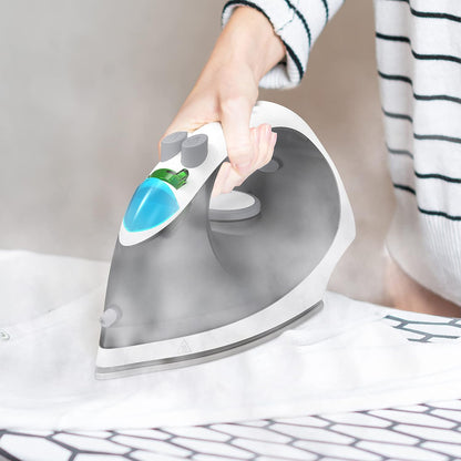Steamfast SF-760 Portable Cordless Steam Iron - Non-Stick Sole Plate with Carrying Case | White