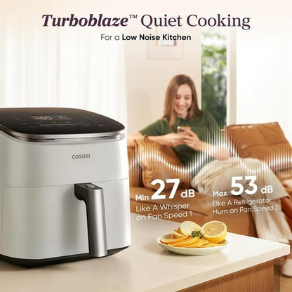 Cosori 9-in-1 TurboBlaze Air Fryer - 6 Qt Premium Ceramic Coating for Even Cooking | 90°–450°F