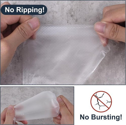 Engorgio Disposable Mini Piping Bags - 100 Pcs 8-Inch Clear Pastry Bags for Cakes, Macarons & Cupcakes