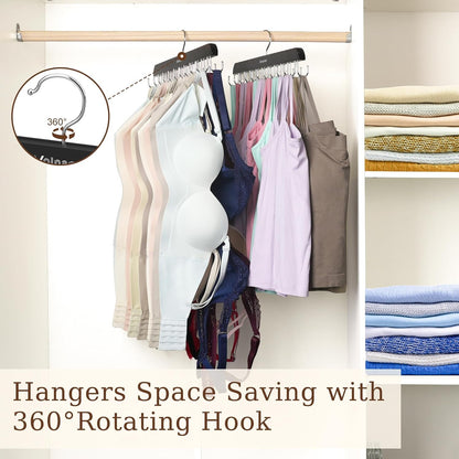 Volnamal Legging Organizer & Bra Hanger - 2-in-1 Space-Saving Closet Solution | Holds 10 Leggings & 20 Bras