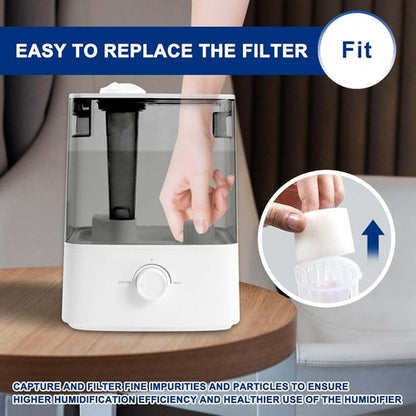 Levoit Top-Fill Humidifier Replacement Filter - 10 Filters & 2 Clean Fish for Dual150, Dual200S, Classic160, Classic300(S), LV600S, LV600HH, OasisMist450S, OasisMist600S, Superior 6000S