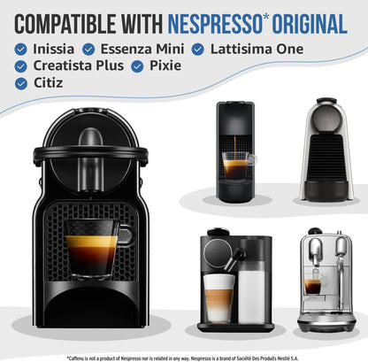 Nespresso Descaling Kit & Cleaning Pods - 2 Use Solution + 4 Cleaner Pods for Better Tasting Coffee