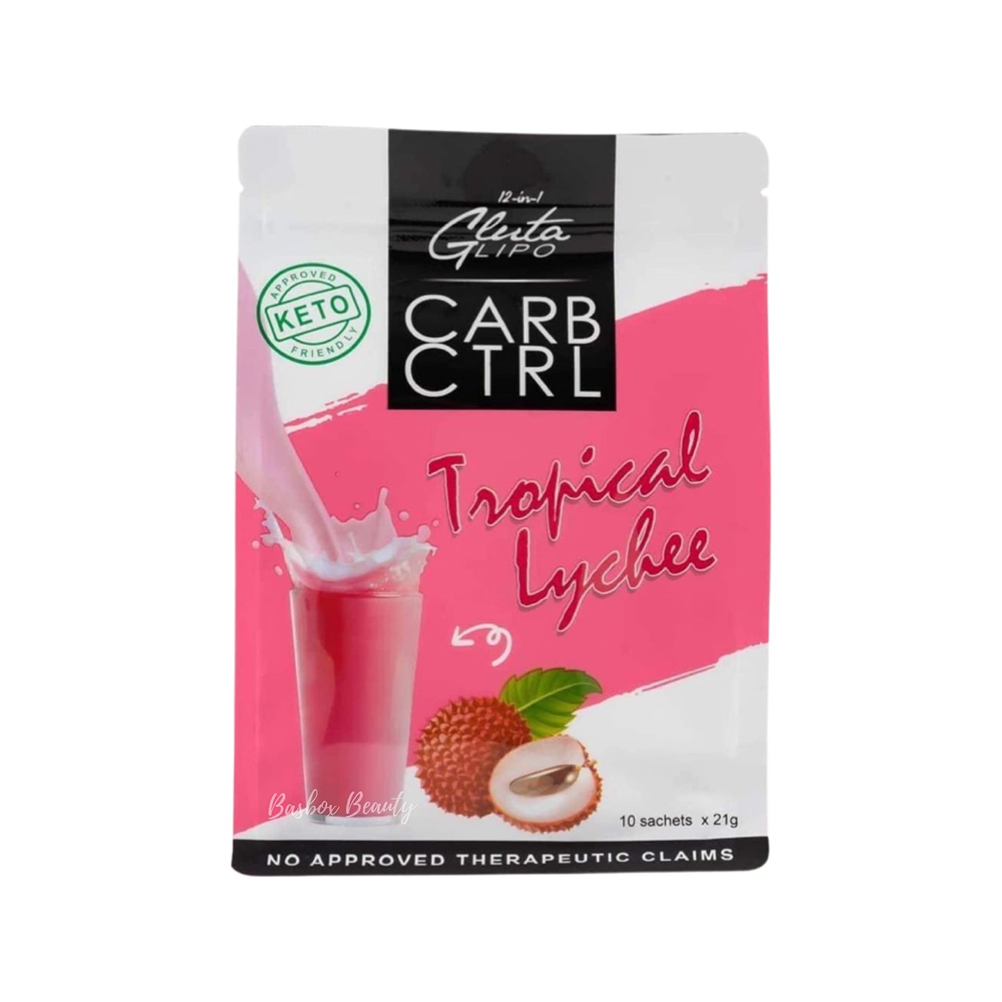 Glutalipo 12 in 1 CARB CTRL, 10 Sachets (Tropical Lychee)