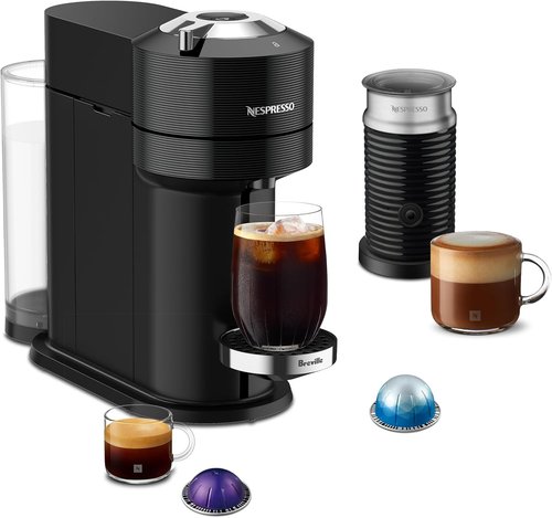 Breville Nespresso Vertuo Next Coffee & Espresso Maker - Includes Aeroccino Milk Frother