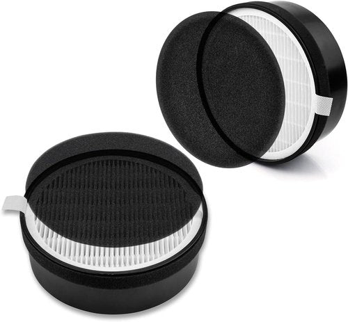 LEVOIT LV-H132 Replacement Filter - 3-in-1 Air Purifier Filter Set | 2 Pack for Optimal Performance