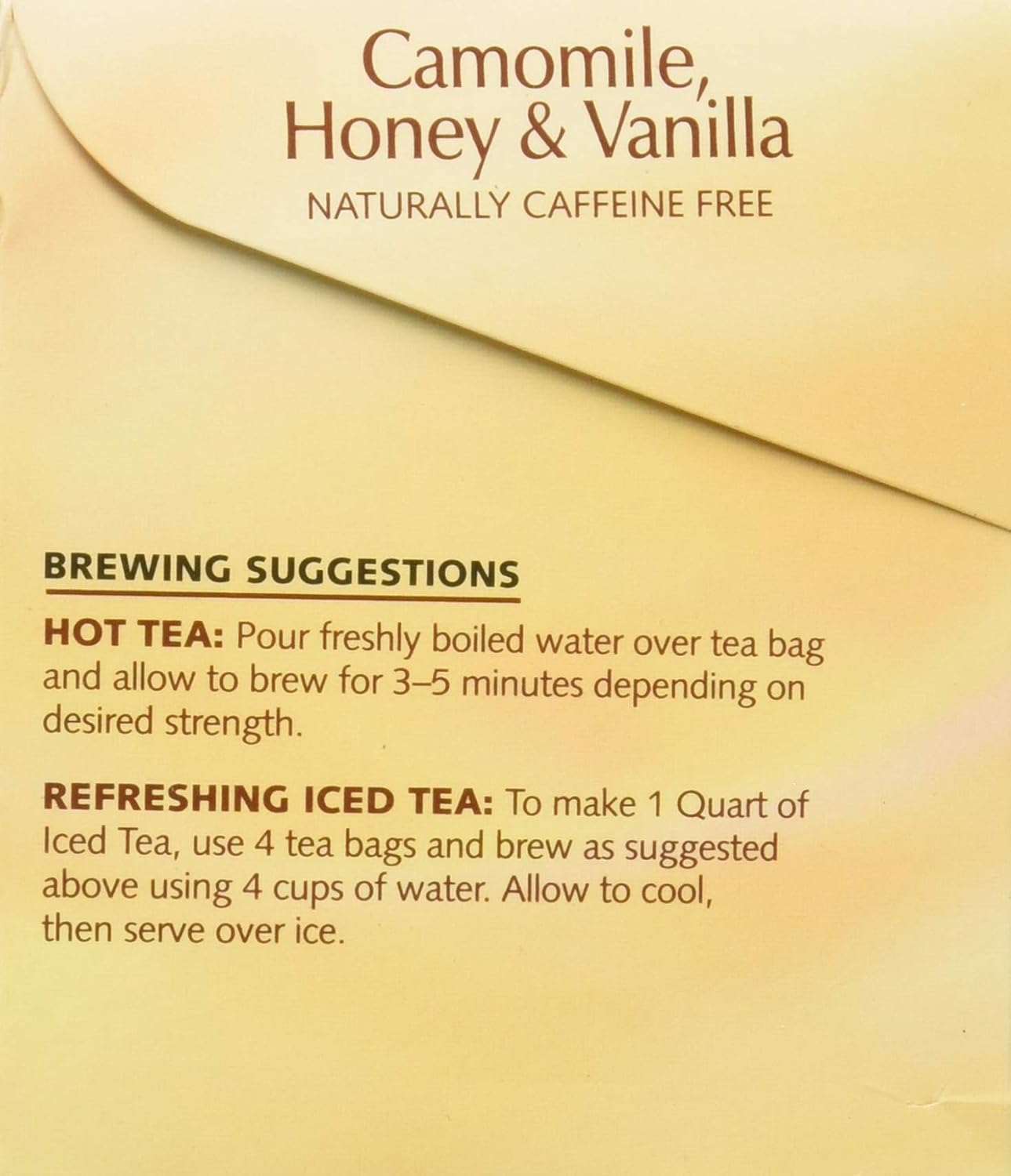 Twinings Herbal Tea - Chamomile Honey & Vanilla Blend | 20 Soothing Tea Bags