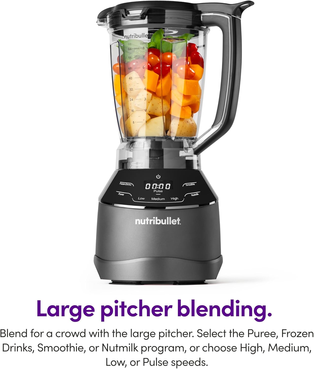 Nutribullet Triple Prep System - Versatile Kitchen Blender with 3 Cup Sizes | Sleek Black Design
