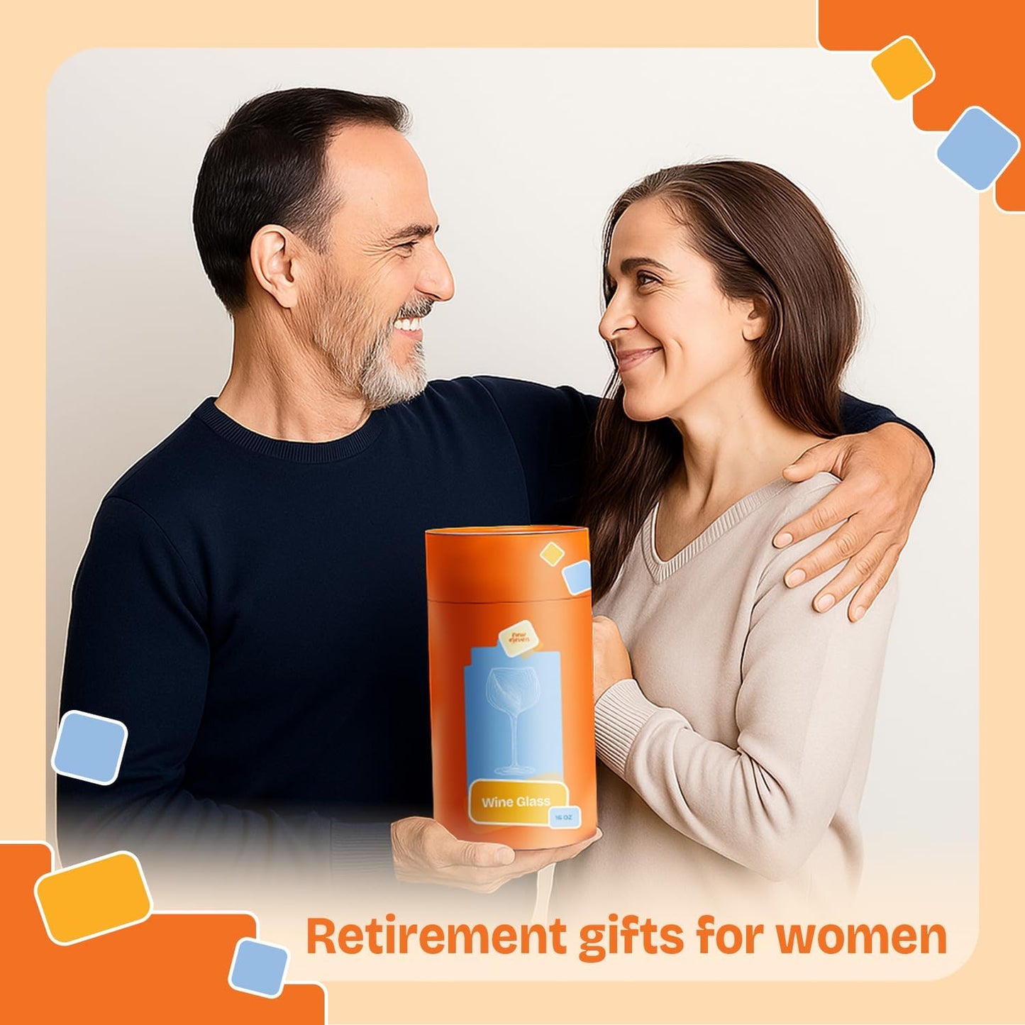 NewEleven Funny Retirement Gift For Woman, Her 2026 - Coworker Leaving Gift, Going Away Gifts For Friends, Boss - Farewell Gifts For Coworkers From Family And Colleague - 16 Oz Wine Glass