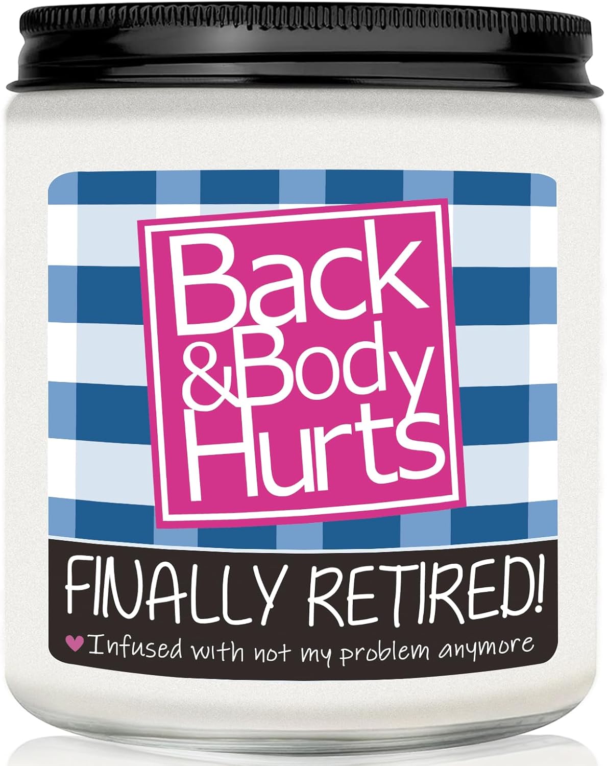 Retirement Gifts for Women Men - Lavender Scented Candle, Funny Retiring Farewell Gifts for Coworkers, Boss, Friends, Teacher, Family, Natural Soy Candles