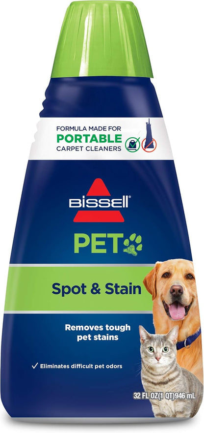 Bissell 74R7 Pet Stain & Odor Portable Machine Formula - 32 Ounce for Effective Cleaning