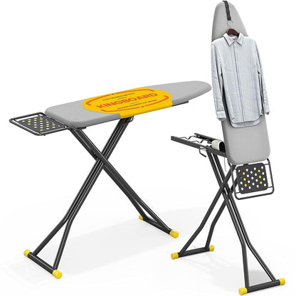 2-in-1 Ironing Board with Iron Rest and Stand – Foldable, Adjustable Height