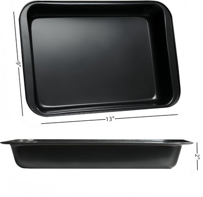 Regine Switzerland Non-Stick Baking Pan Set - 3 Rectangular Cake Pans, 9 x 13 Inch, BPA Free Bakeware