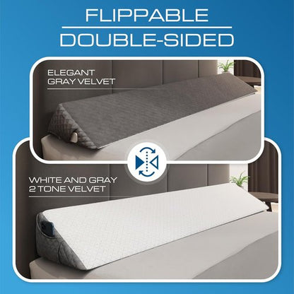 Kolbs Bed Wedge Pillow - Stylish Bed Gap Filler for Headboard & Mattress | Modern Design
