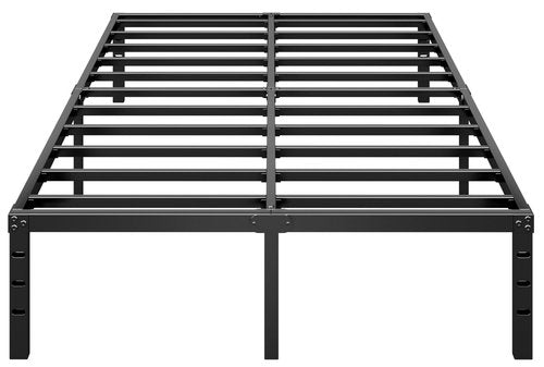HLIPHA Metal Platform Bed Frame 14 Inch Tall,No Box Spring Needed,Full Size Bed with Heavy Duty Strong Support Slats,Easy to Assemble,Black