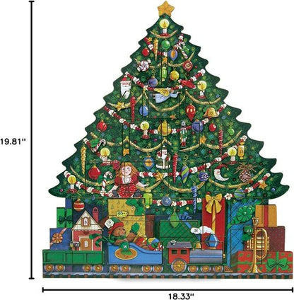 Byers' Choice Christmas Tree Advent Calendar - Festive Holiday Decor | Unique Collectible Design