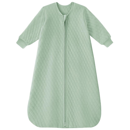 Yoofoss Baby Sleep Sack - Organic Cotton Wearable Blanket for Infants | 6-12 Months, 1.0 Tog, Long Sleeve