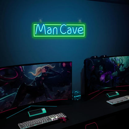 YuanDian Neon Sign - Man Cave Wall Decor for Gamers | Perfect Gift for Boys & Teens