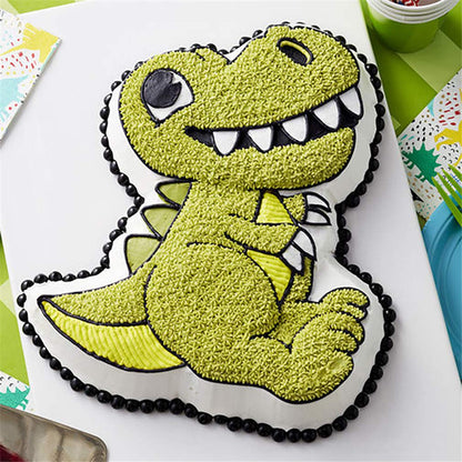 3D Dinosaur Baking Pan Aluminum Cake Mold DIY Birthday Cake Mould Kitchen Supplies