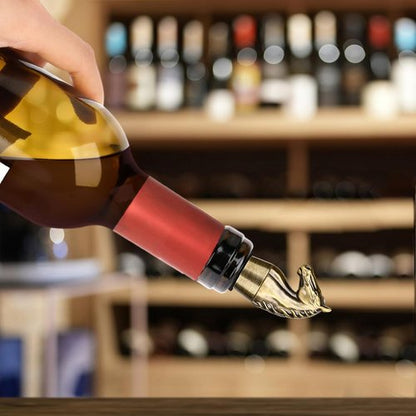 Horse Head Wine Stopper, Horse Wine Gifts Birthday Gifts for Men Women, Bottle Stoppers for Wine Champagne, Bronze with Gift Box