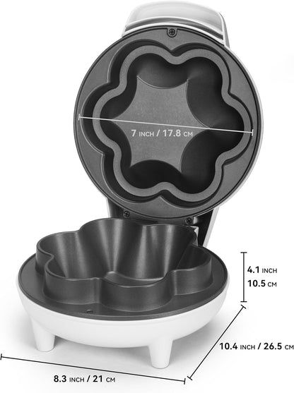 SurgarWhisk Tortilla Bowl Maker - Taco Shell Mold for Perfect Baked Taco Bowls | 7-Inch White Tostada Shells