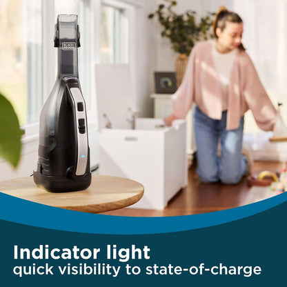 BLACK+DECKER Dustbuster Handheld Vacuum - Cordless, Lightweight with LED Light & Crevice Tool, Rechargeable