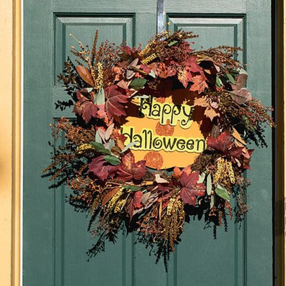 Linwnil Wreath Hanger - Adjustable 14-26 Inch Heavy Duty Hook for Front Door | Black, 20LB Capacity