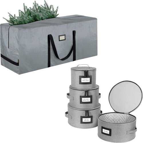 BALEINE Christmas Tree Storage Bag - Durable 7.5 ft Capacity | Ideal for Easy Holiday Organization