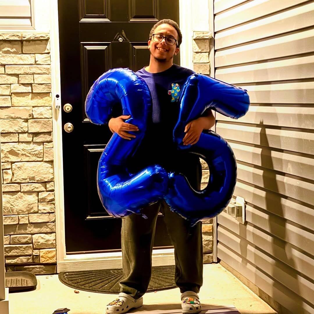 Number 6 Balloon by [Brand Name] - 40 Inch Night Blue Foil Balloon for 6th Birthday Party Decorations