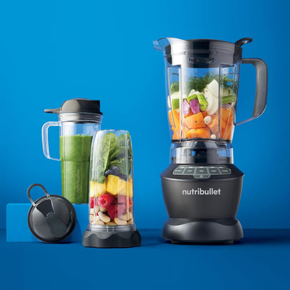 Nutribullet Full-Size Blender Combo 1200W - Powerful Dark Gray Kitchen Blender