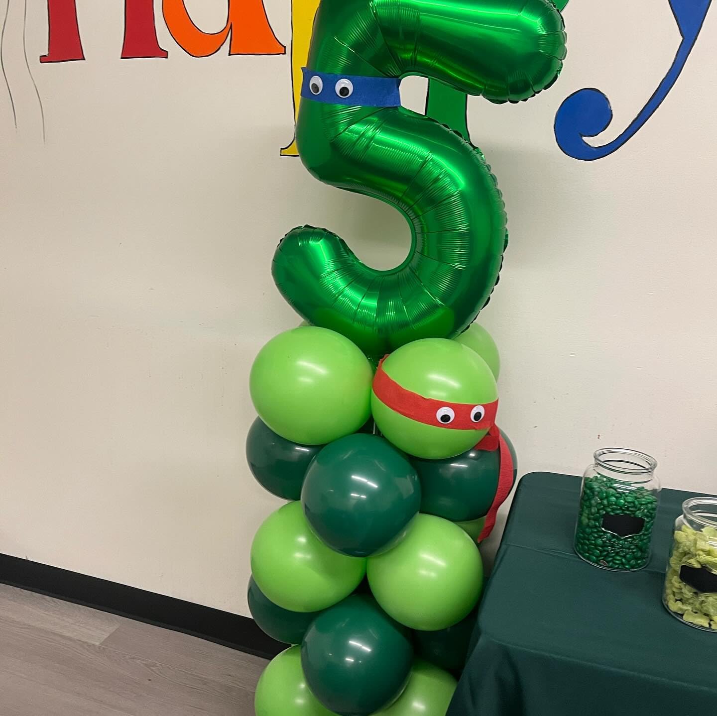 Number 5 Balloon by [Brand Name] - 40 Inch Dark Green Giant Foil Balloon for 5th Birthday Party Decorations