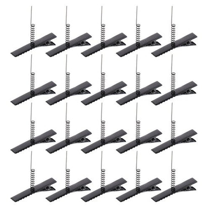 Abaodam Duck Bill Clips - 100pcs Spring Metal Hair Clips for DIY Crafts | Perfect for Easter & Halloween