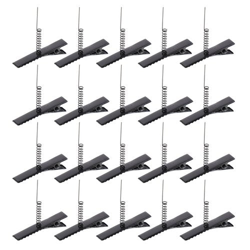 Abaodam Duck Bill Clips - 100pcs Spring Metal Hair Clips for DIY Crafts | Perfect for Easter & Halloween