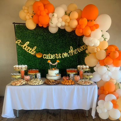 Voircoloria 105pcs Orange Balloons - 12 Inch Party Latex Balloons for Birthday & Baby Showers