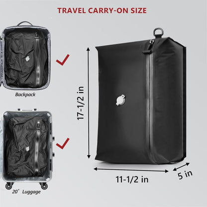 SUOCO Travel Vacuum Pack Kit - Wireless Electric Pump & Compression Bags for Luggage | 2 Small Size