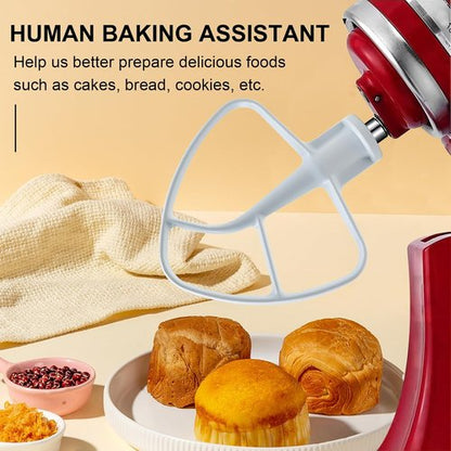 K45B Coated Flat Beater for Kitchenaid Mixer Compatible for 4.5 QT Tilt-Head Stand Mixer Fit For KSM90 K45 Kitchen Mixer Paddle Attachment
