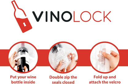 Wine Protector Bag For Airline Travel by Vinolock - 6 pack