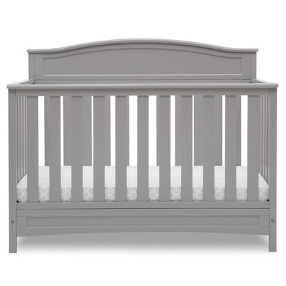 Delta Children Emery 4-in-1 Convertible Baby Crib, Pack of 1, Grey