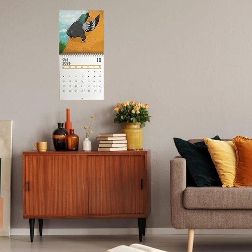 2026 Wall Calendar - Funny Design for 2026-2027 | Perfect Christmas Gag Gift for Adults