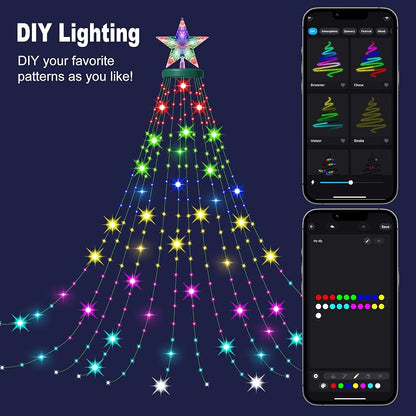 Smart Christmas Tree Lights with Ring Topper, 330 LED Colorful Tree Lights (Variation of THIS listing: 330)