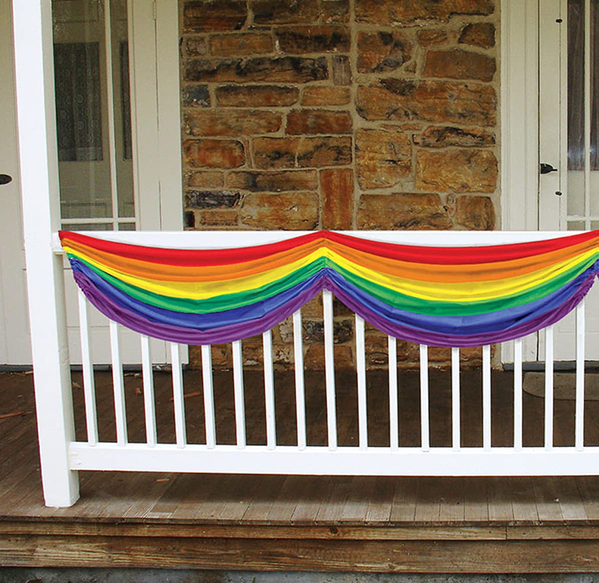 Rainbow Fabric Bunting