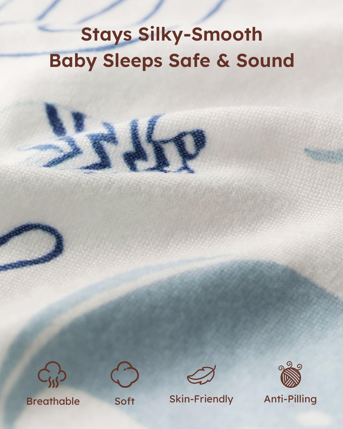 Yoofoss Baby Crib Sheets - Ultra Soft 2-Pack Fitted Sheets for Standard Crib & Toddler Mattress | Underwater World Design, 52x28