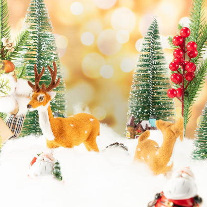 Shappy Christmas Fake Snow Decor - Fluffy Artificial Snow Blanket for Indoor Holiday Decoration | White Bag