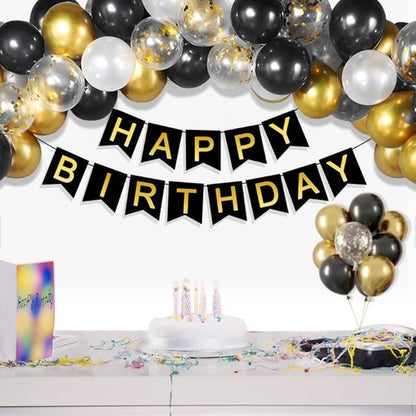 Black Latex Balloons - 100 Pack 12 Inch Round Helium Balloons for Parties & Events