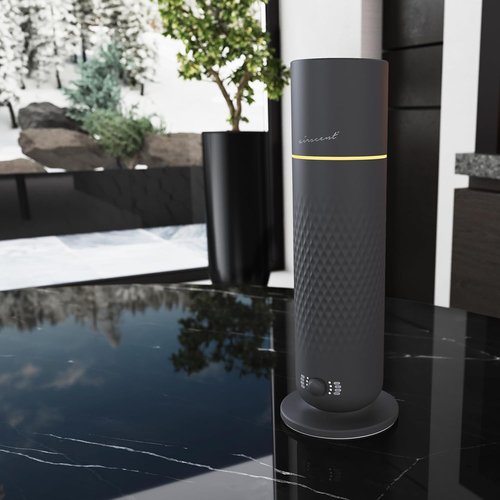 AirScent Waterless Diffuser - Cold Air Aromatherapy Diffuser for Homes & Offices - Black - 4.05 Oz