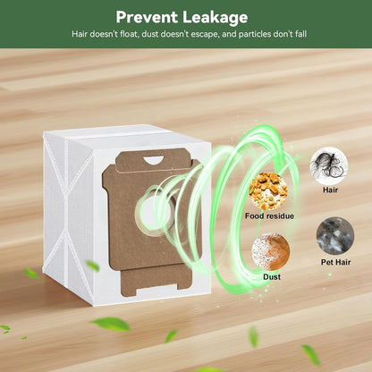 WAIKAS Roomba Vacuum Bags - 6 Pack Replacement for iRobot 104, 105, 405, 505, 705, i7+, i3+, i4+, i6+, i8+, j7+, j9+, s9+ | Compatible with All Clean Base