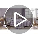 Manfei Kids Quilt Set Full Size - Orange Blue Lemon Citrus Farmhouse Bedding with Pillow Shams - All Season