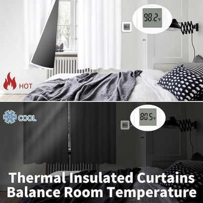 BGment Blackout Curtains - Thermal Insulated Room Darkening Drapes, 2 Panels, 42 x 63 Inch